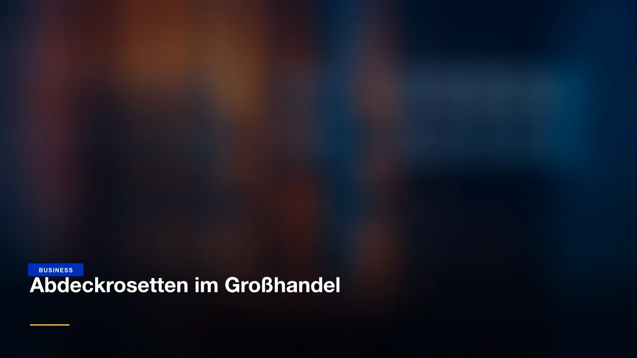 Abdeckrosetten Großhandel: C-Teil für Händler