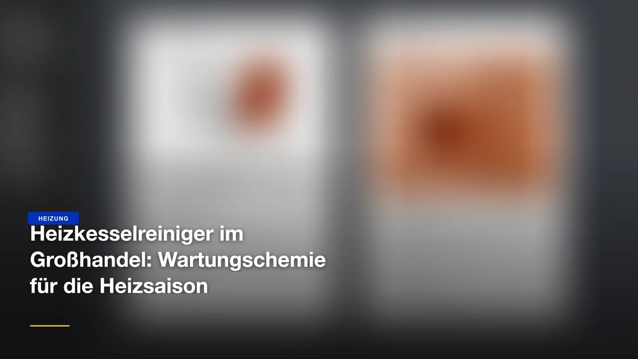 Heizkesselreiniger Großhandel: Wartungschemie