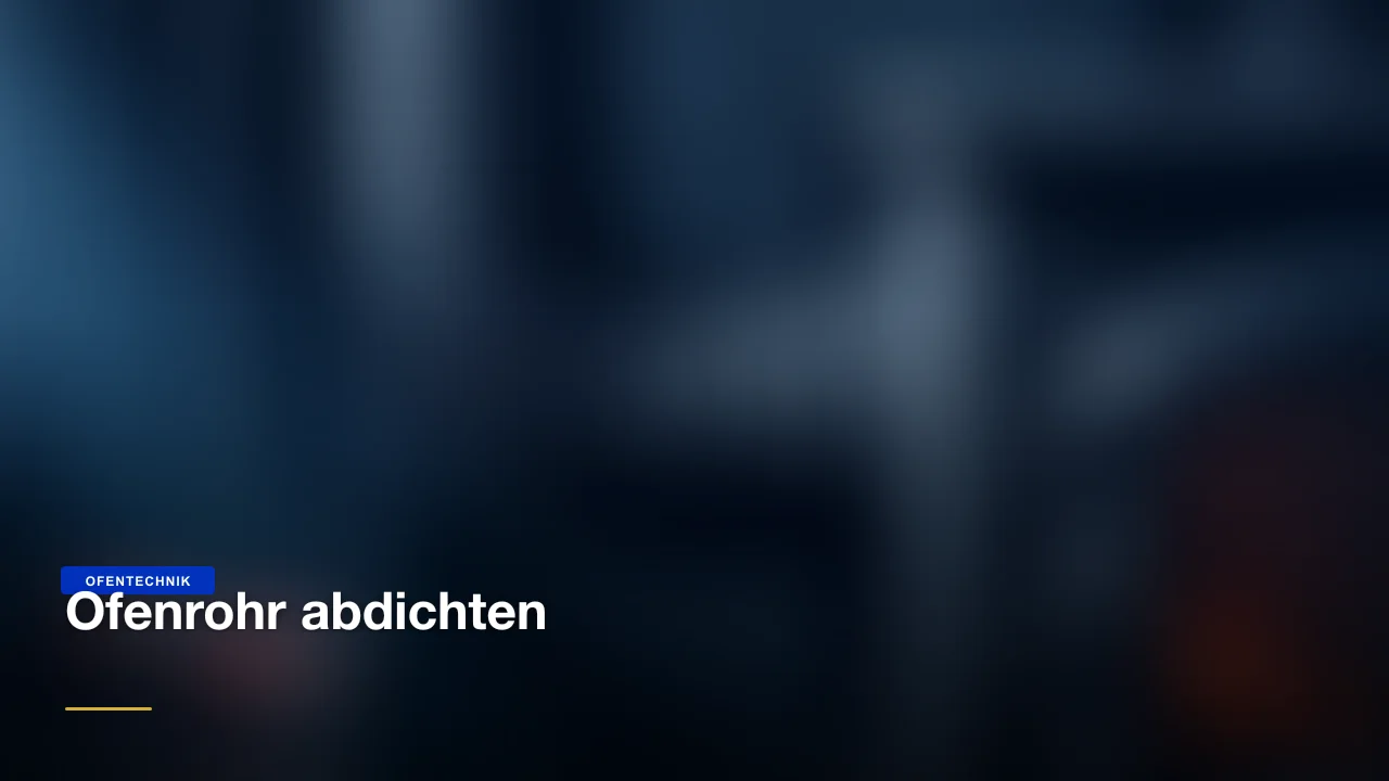Ofenrohr abdichten: Material, Auswahl und Sortiment