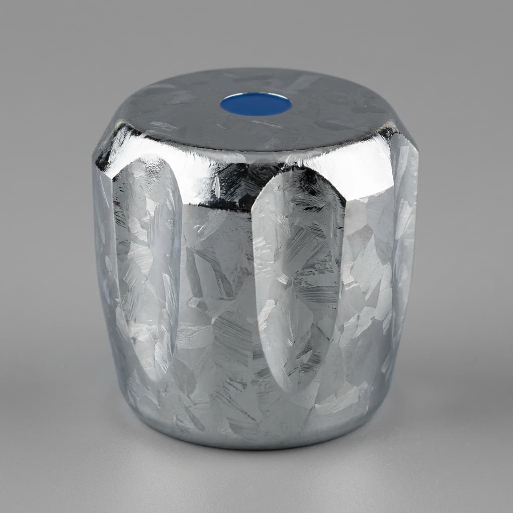 Metallgriff blau